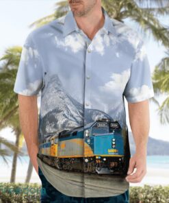 Canada Via Rail F40PH-2D No. 6434 Aloha Hawaiian Shirt Product Photo 3