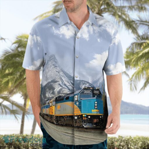 Canada Via Rail F40PH-2D No. 6434 Aloha Hawaiian Shirt Product Photo 3