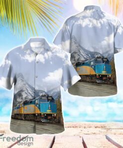 Canada Via Rail F40PH-2D No. 6434 Aloha Hawaiian Shirt