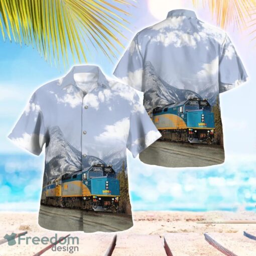 Canada Via Rail F40PH-2D No. 6434 Aloha Hawaiian Shirt Product Photo 1