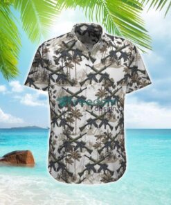 Canadian Army C7A2 Automatic Rifle Hawaiian Shirt Beach Summer Shirt Product Photo 1