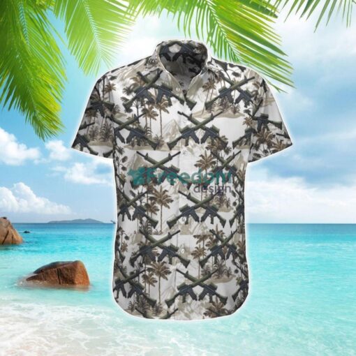 Canadian Army C7A2 Automatic Rifle Hawaiian Shirt Beach Summer Shirt Product Photo 1