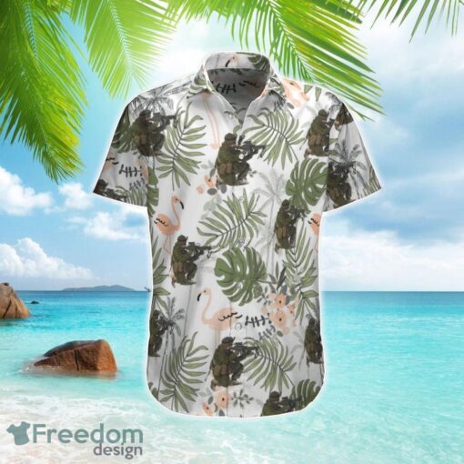 Canadian Army Hawaiian Shirt Beach Shirt Summer Holiday Gift Product Photo 3