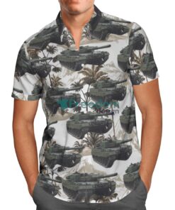 Canadian Army Leopard 2A4 Tank Hawaiian Shirt Beach Summer Shirt Product Photo 2