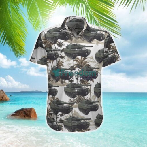 Canadian Army Leopard 2A4 Tank Hawaiian Shirt Beach Summer Shirt Product Photo 1