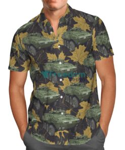 Canadian Army Light Armoured Vehicle (LAV) 6.0 Hawaiian Shirt Beach Summer Shirt Product Photo 2