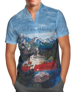 Canadian Coast Guard CCGS Pierre Radisson Hawaiian Shirt Beach Summer Shirt Product Photo 2