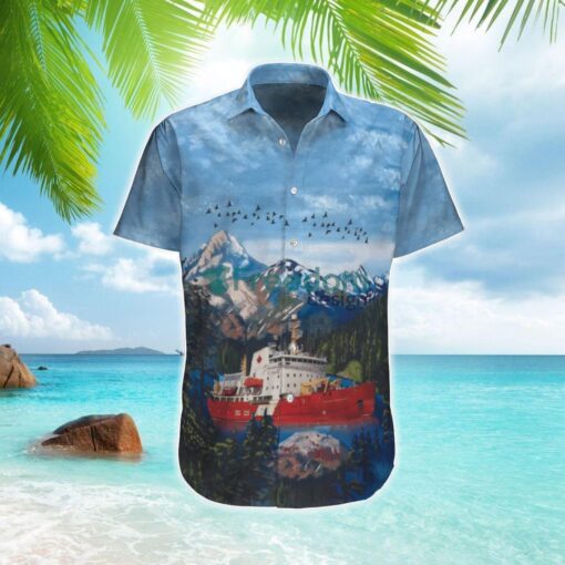 Canadian Coast Guard CCGS Pierre Radisson Hawaiian Shirt Beach Summer Shirt Product Photo 1