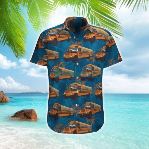 Canadian School Bus Hawaiian Shirt Beach Summer Shirt For Men Women Product Photo 1