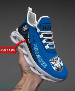 Canterbury Bulldogs NRL Max Soul Shoes Sneakers Sport Gift For Fans Running Shoes Custom Name