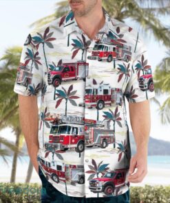 Cape Coral, Florida, Cape Coral Fire Department Hawaiian Shirt Beach Shirt Summer Holiday Gift Product Photo 3