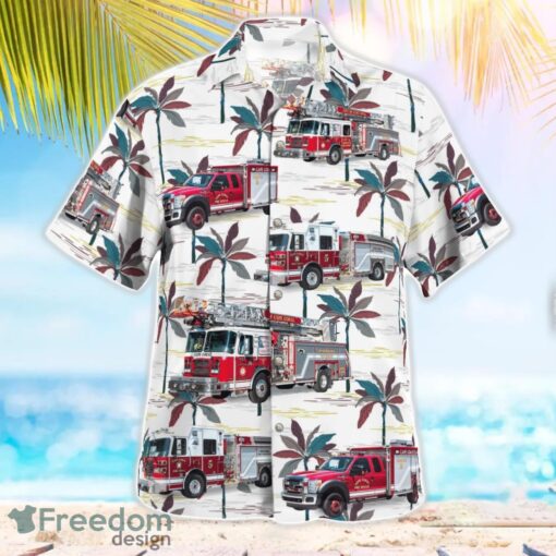 Cape Coral, Florida, Cape Coral Fire Department Hawaiian Shirt Beach Shirt Summer Holiday Gift Product Photo 4