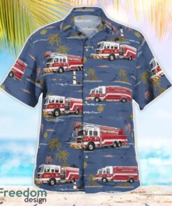 Cape Girardeau Fire Department 3D Hawaiian Shirt Product Photo 3