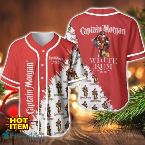 Captain Morgan Whiskey Logo Printed Baseball Jersey Shirt For Men And Women Product Photo 1