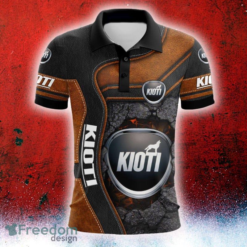 Car Racing Kioti Logo Hidden Truck Leather Pattern Polo Car AOP - Car Racing Kioti Logo Hidden Truck Leather Pattern Polo Car AOP