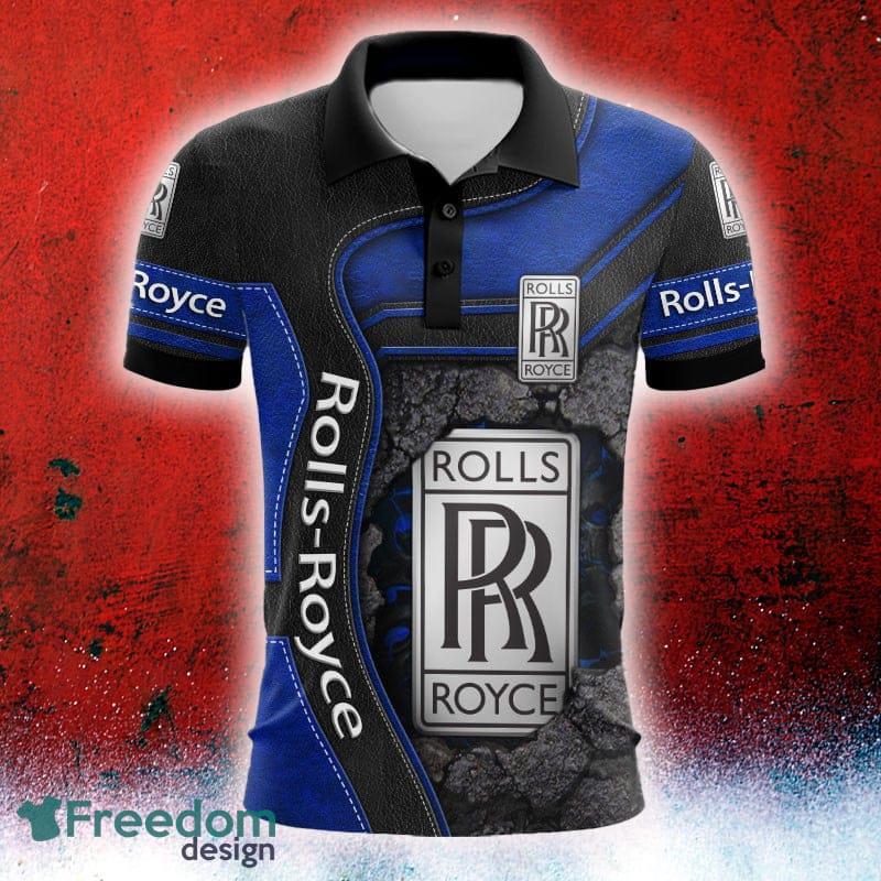 Car Racing Rolls Royce Logo Hidden Truck Leather Pattern Golf Polo Shirt AOP - Car Racing Rolls Royce Logo Hidden Truck Leather Pattern Golf Polo Shirt AOP