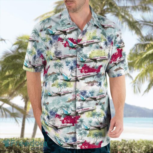 Caribbean Airlines Boeing 737-800 Beach Hawaiian Shirt Gift For Summer Holiday Product Photo 4