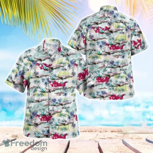 Caribbean Airlines Boeing 737-800 Beach Hawaiian Shirt Gift For Summer Holiday Product Photo 1