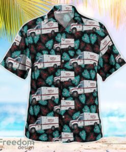 Carlifornia Roseville Fire Department Emergency Vehicle Hawaiian Shirt Beach Summer Shirt Product Photo 2