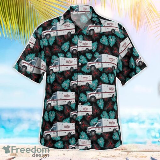 Carlifornia Roseville Fire Department Emergency Vehicle Hawaiian Shirt Beach Summer Shirt Product Photo 2