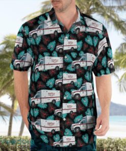 Carlifornia Roseville Fire Department Emergency Vehicle Hawaiian Shirt Beach Summer Shirt Product Photo 3