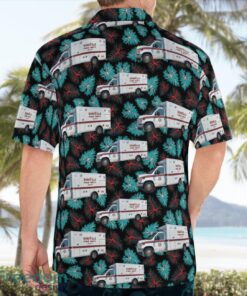 Carlifornia Roseville Fire Department Emergency Vehicle Hawaiian Shirt Beach Summer Shirt Product Photo 4