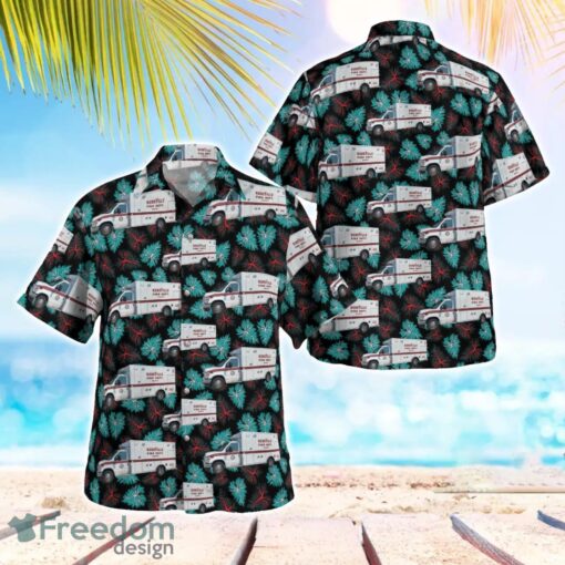 Carlifornia Roseville Fire Department Emergency Vehicle Hawaiian Shirt Beach Summer Shirt Product Photo 1