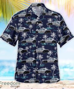 Carlifornia Roseville Police Department Vehicle Hawaiian Shirt Beach Summer Shirt Product Photo 2