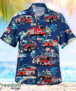 Carlisle Fire & Rescue Services Beach Hawaiian Shirt Summer Gift Product Photo 2