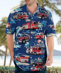 Carlisle Fire & Rescue Services Beach Hawaiian Shirt Summer Gift Product Photo 3