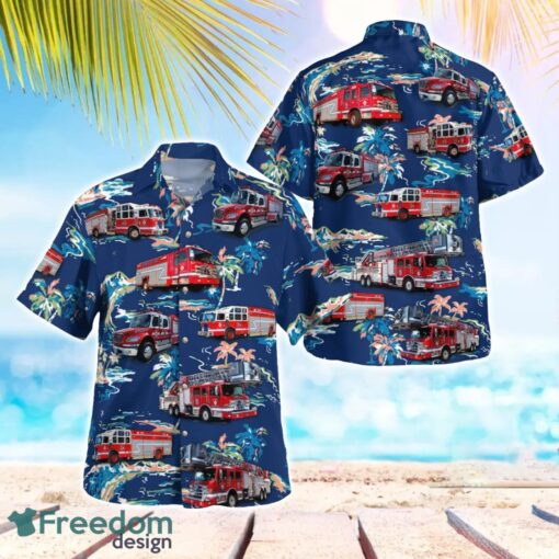 Carlisle Fire & Rescue Services Beach Hawaiian Shirt Summer Gift Product Photo 1