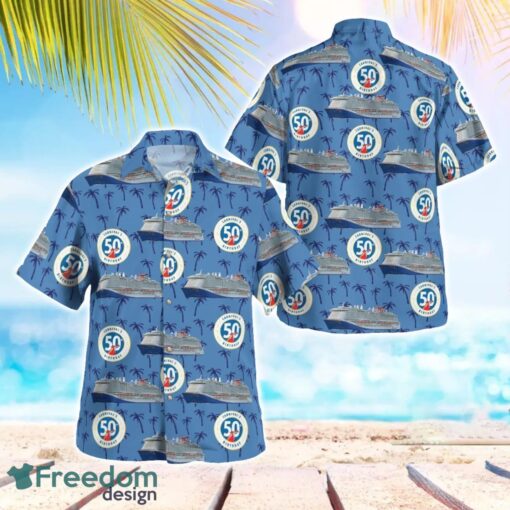 Carnival's Mardi Gras Carnival's 50th Birthday Hawaiian Shirt Gift For Summer Vacation Product Photo 1