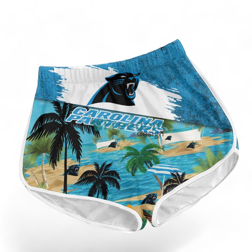 Carolina Panthers Logo Combo Hawaiian Shirt And Short Trending Summer For Fans Carolina Panthers Logo Combo Hawaiian Shirt And Short Trending Summer For Fans Product Photo 3
