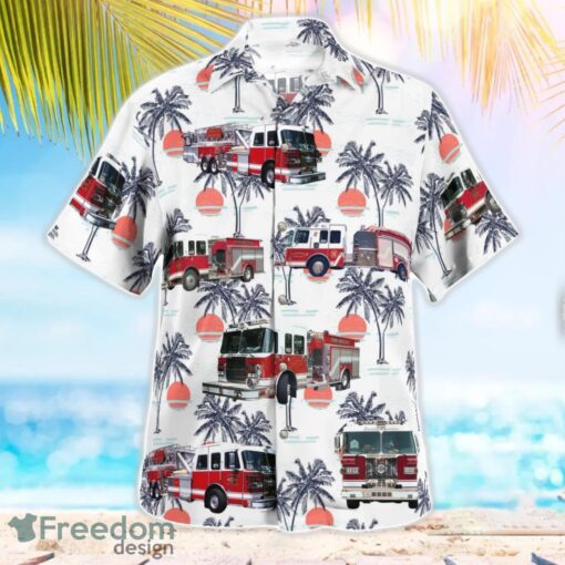 Carrboro Fire-Rescue Department 3D Hawaiian Shirt Product Photo 2