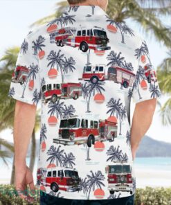 Carrboro Fire-Rescue Department 3D Hawaiian Shirt Product Photo 4