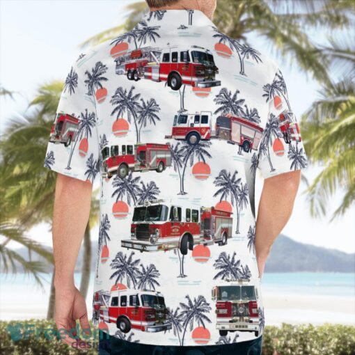 Carrboro Fire-Rescue Department 3D Hawaiian Shirt Product Photo 4