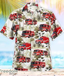 Carver, Massachusetts, Carver Fire Department Summer Hawaiian Shirt For Men Women Product Photo 3