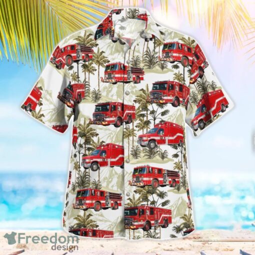 Carver, Massachusetts, Carver Fire Department Summer Hawaiian Shirt For Men Women Product Photo 3