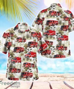 Carver, Massachusetts, Carver Fire Department Summer Hawaiian Shirt For Men Women