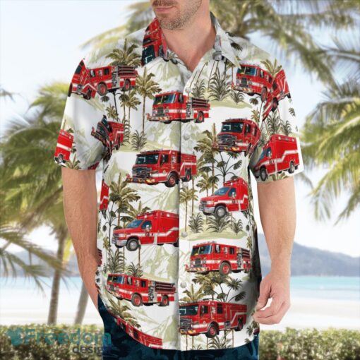 Carver, Massachusetts, Carver Fire Department Summer Hawaiian Shirt For Men Women Product Photo 4