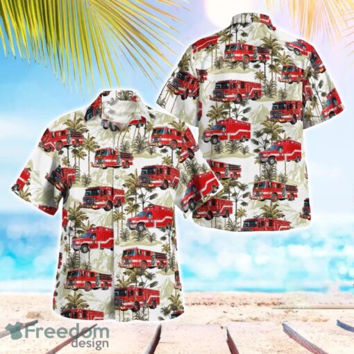 Carver, Massachusetts, Carver Fire Department Summer Hawaiian Shirt For Men Women Product Photo 1