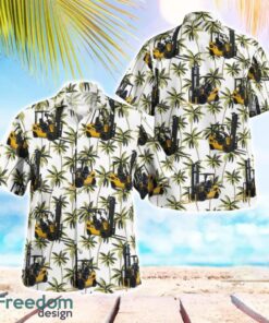 Caterpillar CAT Forklift Truck Hawaiian Shirt Beach Summer Shirt Product Photo 1