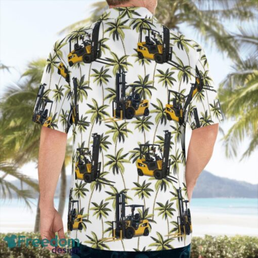 Caterpillar CAT Forklift Truck Hawaiian Shirt Beach Summer Shirt Product Photo 4