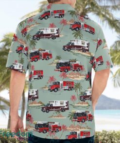 Cecil County, Maryland, Cecilton Volunteer Fire Company Tropical 3D Hawaiian Shirt Gift For Summer Product Photo 2