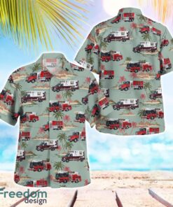 Cecil County, Maryland, Cecilton Volunteer Fire Company Tropical 3D Hawaiian Shirt Gift For Summer