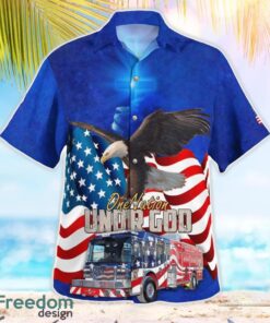 Central County Fire & Rescue 3D Summer Aloha Hawaiian Shirt Product Photo 3