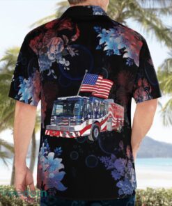 Central County Fire & Rescue, Missouri 3D Summer Aloha Hawaiian Shirt Product Photo 2