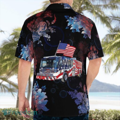 Central County Fire & Rescue, Missouri 3D Summer Aloha Hawaiian Shirt Product Photo 2