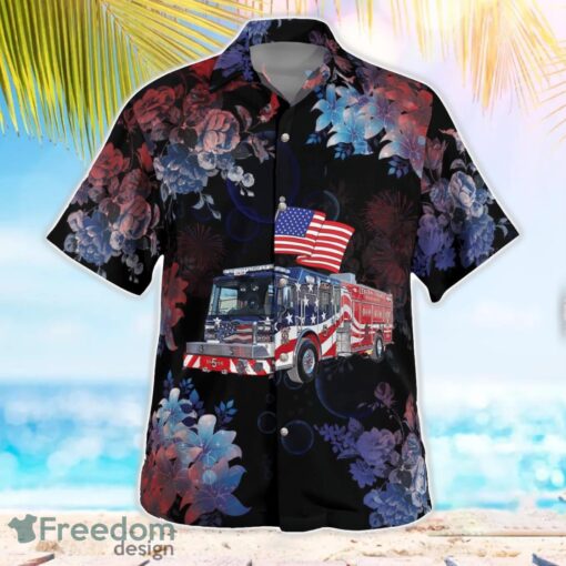 Central County Fire & Rescue, Missouri 3D Summer Aloha Hawaiian Shirt Product Photo 3