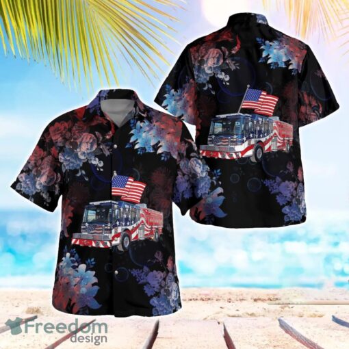 Central County Fire & Rescue, Missouri 3D Summer Aloha Hawaiian Shirt Product Photo 1